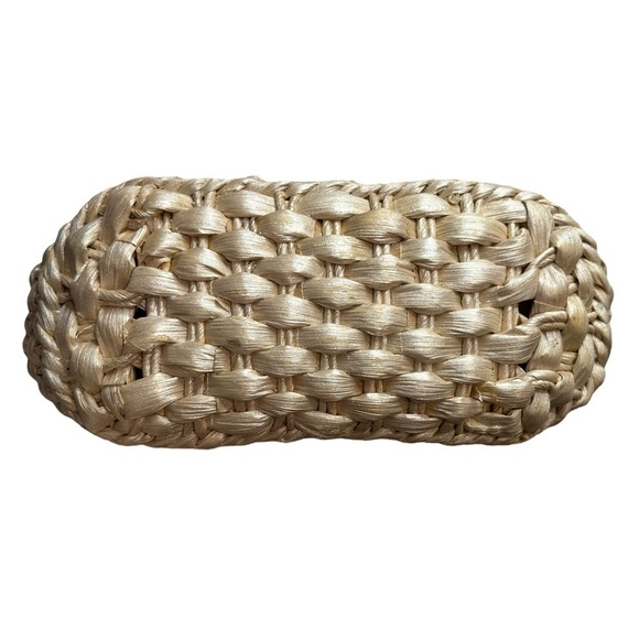 Vintage Cappelli Straworld Weaved Embellished Tote - Picture 6 of 6